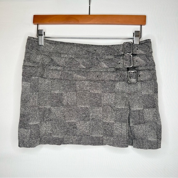 Express Dresses & Skirts - Y2K EXPRESS 4 TRIPLE BUCKLE MINI SKIRT